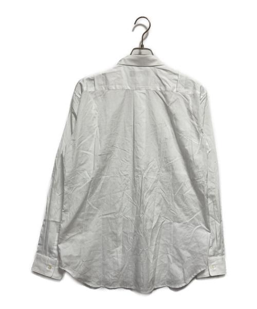 COMME des GARCONS HOMME DEUX（コムデギャルソン オム ドゥ）COMME des GARCONS HOMME DEUX (コムデギャルソン オム ドゥ)  25SS タックデザインロングスリーブシャツ ホワイト サイズ:L 未使用品の古着・服飾アイテム