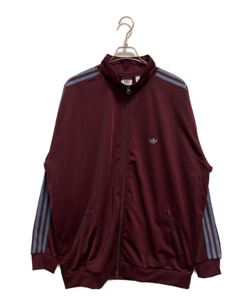 adidas（アディダス）adidas (アディダス) BECKENBAUER TRACKTOP ボルドー サイズ:3XLの古着・服飾アイテム