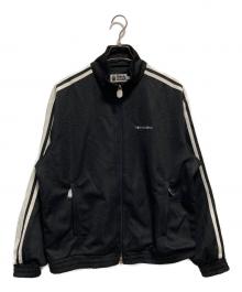 A BATHING APE（アベイシングエイプ）の古着「LINE CAMO JACQUARD BATHING APE LOGO RELAXED FIT TRACK JACKET」｜ブラック
