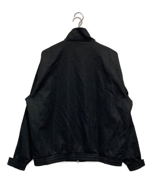 A BATHING APE（アベイシングエイプ）A BATHING APE (アベイシングエイプ) LINE CAMO JACQUARD BATHING APE LOGO RELAXED FIT TRACK JACKET ブラック サイズ:Lの古着・服飾アイテム