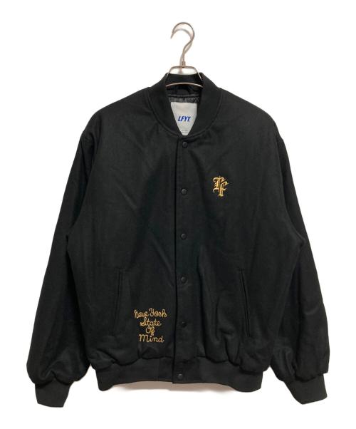LFYT（エルエフワイティー）LFYT (エルエフワイティー) HERITAGE MELTON EMBLEM JACKET ブラック サイズ:XLの古着・服飾アイテム