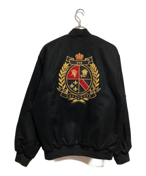 LFYT（エルエフワイティー）LFYT (エルエフワイティー) HERITAGE MELTON EMBLEM JACKET ブラック サイズ:XLの古着・服飾アイテム