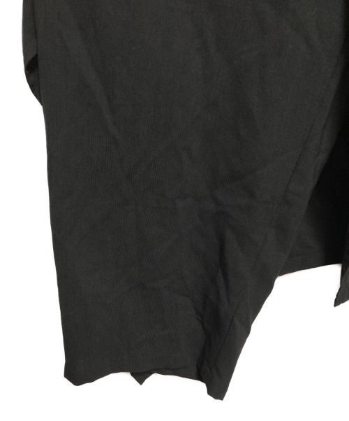 GROUND Y（グラウンドワイ）GROUND Y (グラウンドワイ) ウールラップパンツ ブラック サイズ:3の古着・服飾アイテム