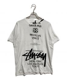 stussy×TAKAHIROMIYASHITA TheSoloIst.（ステューシー×タカヒロミヤシタ ザソロイスト）の古着「World Tour Tee」｜ホワイト