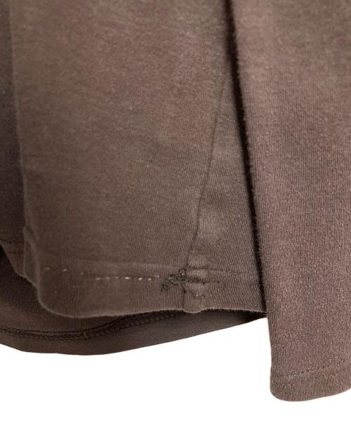 BURBERRY BLACK LABEL（バーバリーブラックレーベル）BURBERRY BLACK LABEL (バーバリーブラックレーベル) チェック切替カットソー ブラウン サイズ:2の古着・服飾アイテム