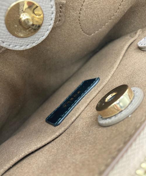 FURLA（フルラ）FURLA (フルラ) MINERVA MINI Tote ベージュの古着・服飾アイテム