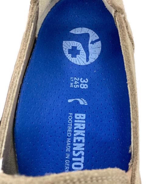 BIRKENSTOCK（ビルケンシュトック）BIRKENSTOCK (ビルケンシュトック) UTTI スウェードスリッポン ベージュ サイズ:38の古着・服飾アイテム