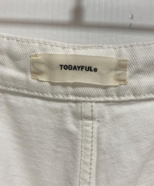 TODAYFUL（トゥデイフル）TODAYFUL (トゥデイフル) Cotton Cocoon Pants ホワイト サイズ:M (38)の古着・服飾アイテム