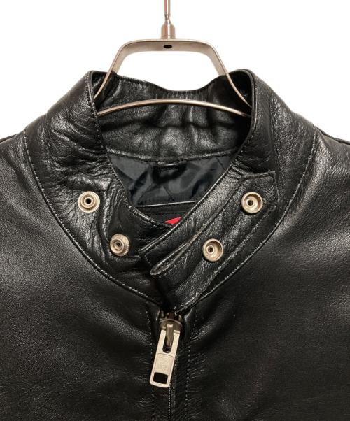 Axel（アクセル）Axel (アクセル) カウレザージャケット ブラック サイズ:FREEの古着・服飾アイテム