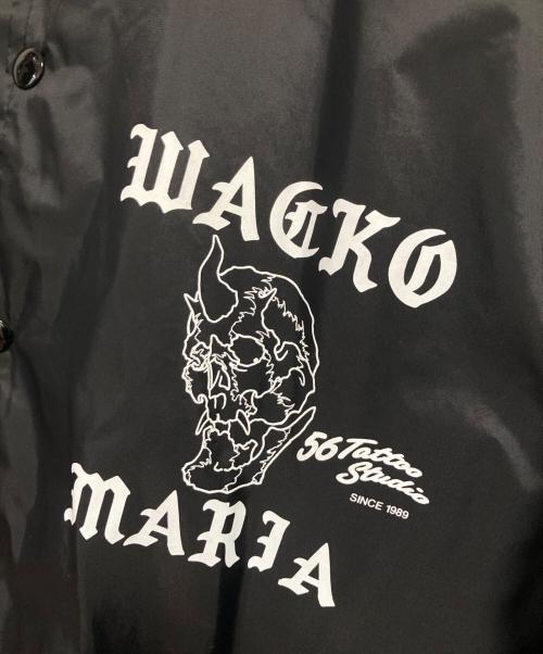 WACKO MARIA（ワコマリア）WACKO MARIA (ワコマリア) 56 TATTOO STUDIO (56 タトゥースタジオ) コーチジャケット ブラック サイズ:Lの古着・服飾アイテム