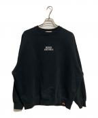 WIND AND SEAウィンダンシー）の古着「CREWNECK SWEATSHIRT」｜ブラック
