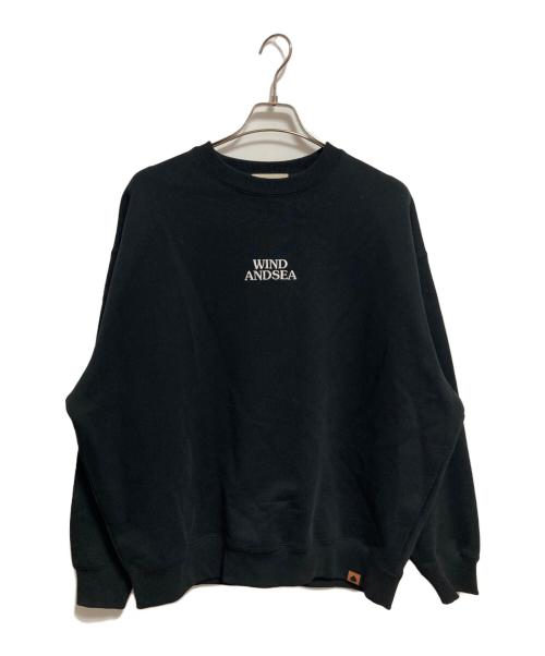 WIND AND SEA（ウィンダンシー）WIND AND SEA (ウィンダンシー) CREWNECK SWEATSHIRT ブラック サイズ:Lの古着・服飾アイテム