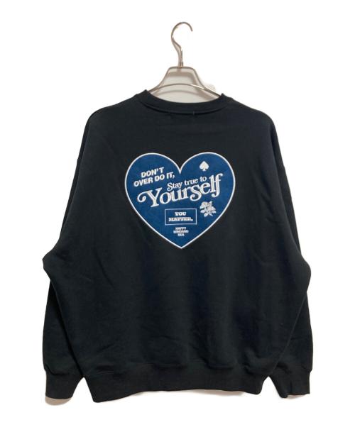 WIND AND SEA（ウィンダンシー）WIND AND SEA (ウィンダンシー) CREWNECK SWEATSHIRT ブラック サイズ:Lの古着・服飾アイテム
