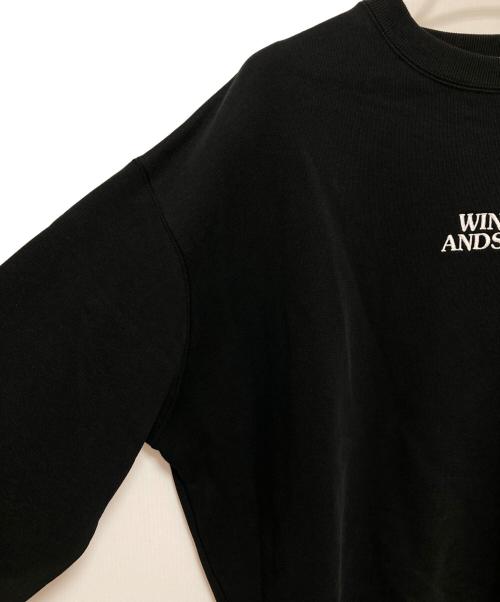 WIND AND SEA（ウィンダンシー）WIND AND SEA (ウィンダンシー) CREWNECK SWEATSHIRT ブラック サイズ:Lの古着・服飾アイテム