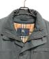 中古・古着 BURBERRY LONDON (バーバリーロンドン) ライナー付裏地ノヴァチェック柄コート グレー サイズ:M：13000円
