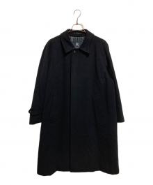 BURBERRY LONDON（バーバリーロンドン）の古着「カシミヤアンゴラステンカラーコート」｜ブラック
