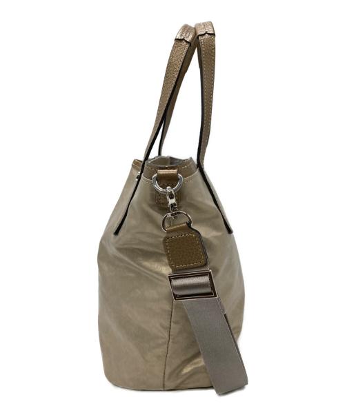 PELLE BORSA（ペレボルサ）PELLE BORSA (ペレボルサ) 2WAYショルダーバッグ ゴールドの古着・服飾アイテム