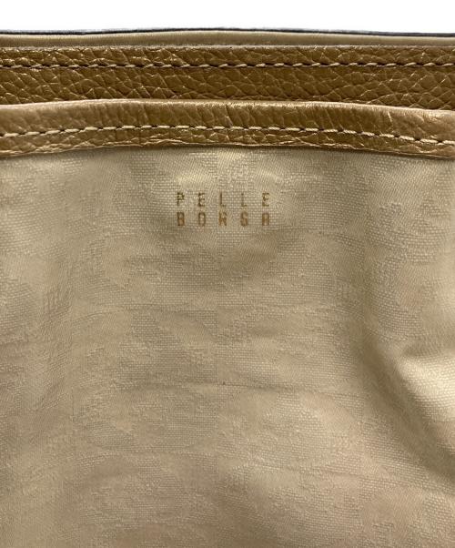 PELLE BORSA（ペレボルサ）PELLE BORSA (ペレボルサ) 2WAYショルダーバッグ ゴールドの古着・服飾アイテム