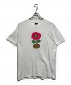 stussyステューシー）の古着「プリントTシャツ」｜ホワイト