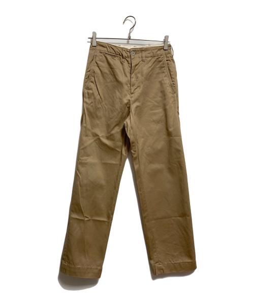 BEAMS BOY（ビームスボーイ）BEAMS BOY (ビームスボーイ) Buzz Rickson's (バズリクソンズ) 【別注】チノパンツ ベージュ サイズ: W27の古着・服飾アイテム