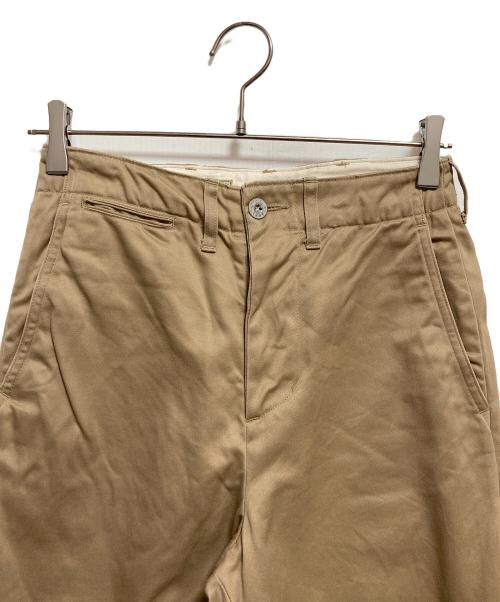 BEAMS BOY（ビームスボーイ）BEAMS BOY (ビームスボーイ) Buzz Rickson's (バズリクソンズ) 【別注】チノパンツ ベージュ サイズ: W27の古着・服飾アイテム