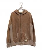 stussyステューシー）の古着「00’ｓジップパーカー」｜ブラウン