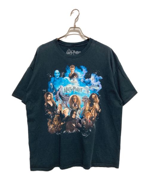 HARRY POTTER（ハリーポッター）HARRY POTTER (ハリーポッター) プリントTシャツ ネイビー サイズ:2Xの古着・服飾アイテム