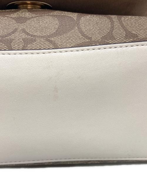COACH（コーチ）COACH (コーチ) ティリー サッチェル 2WAYバッグ ベージュの古着・服飾アイテム