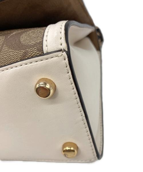 COACH（コーチ）COACH (コーチ) ティリー サッチェル 2WAYバッグ ベージュの古着・服飾アイテム