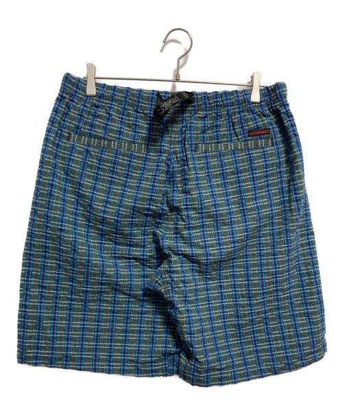 GRAMICCI（グラミチ）GRAMICCI (グラミチ) O.G. G-SHORT SEERSUCKER PLAID ブルー サイズ:XL 未使用品の古着・服飾アイテム