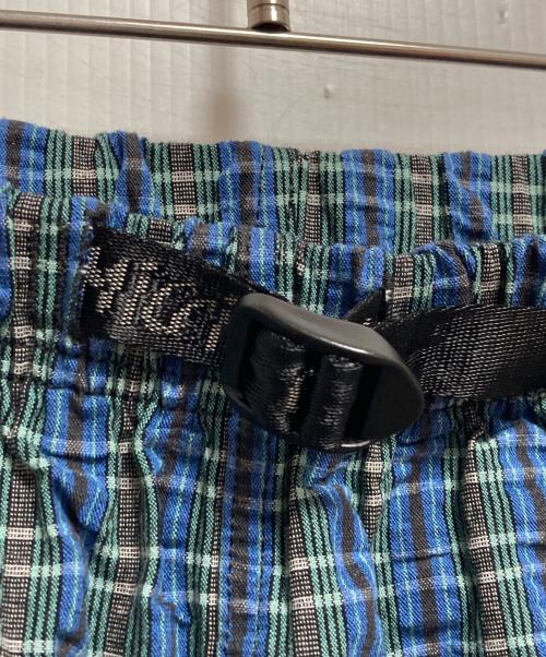 GRAMICCI（グラミチ）GRAMICCI (グラミチ) O.G. G-SHORT SEERSUCKER PLAID ブルー サイズ:XL 未使用品の古着・服飾アイテム