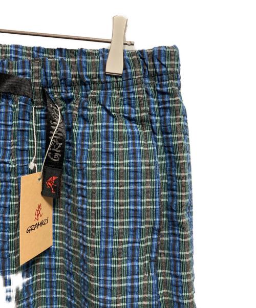 GRAMICCI（グラミチ）GRAMICCI (グラミチ) O.G. G-SHORT SEERSUCKER PLAID ブルー サイズ:XL 未使用品の古着・服飾アイテム