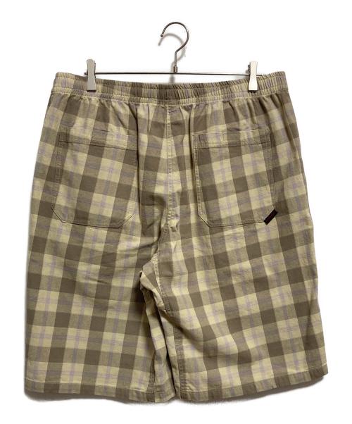 GRAMICCI（グラミチ）GRAMICCI (グラミチ) SWELL SHORT SHADOW PLAID ベージュ サイズ:XL 未使用品の古着・服飾アイテム