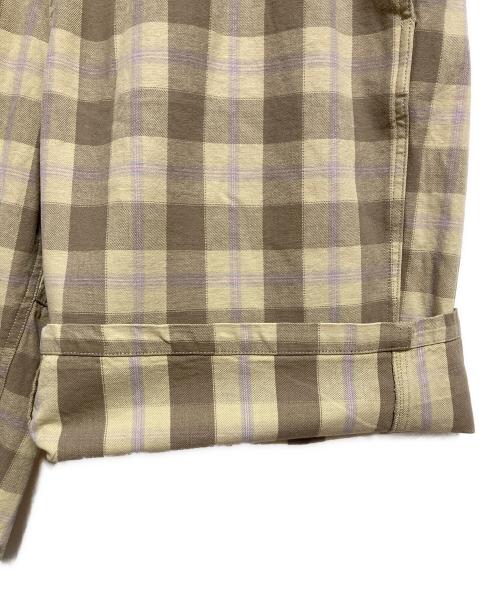 GRAMICCI（グラミチ）GRAMICCI (グラミチ) SWELL SHORT SHADOW PLAID ベージュ サイズ:XL 未使用品の古着・服飾アイテム