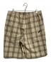 GRAMICCI (グラミチ) SWELL SHORT SHADOW PLAID ベージュ サイズ:XL 未使用品：7000円