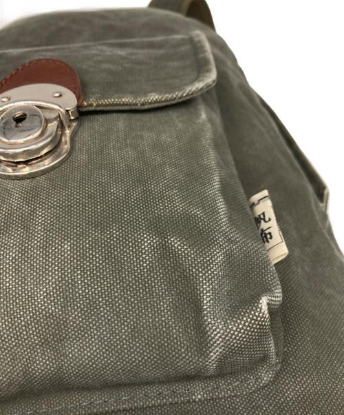日乃本帆布（ヒノモトハンプ）日乃本帆布 (ヒノモトハンプ) リュック カーキの古着・服飾アイテム