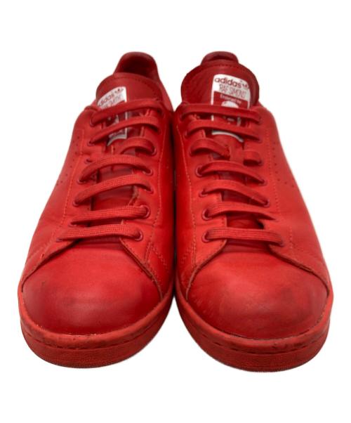 adidas（アディダス）adidas (アディダス) RAF SIMONS (ラフシモンズ) STANSMITH ローカットスニーカー レッド サイズ:26.5㎝の古着・服飾アイテム