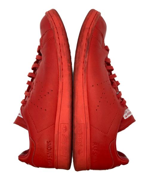 adidas（アディダス）adidas (アディダス) RAF SIMONS (ラフシモンズ) STANSMITH ローカットスニーカー レッド サイズ:26.5㎝の古着・服飾アイテム
