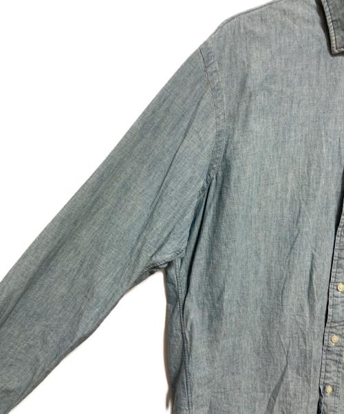 POLO RALPH LAUREN（ポロ・ラルフローレン）POLO RALPH LAUREN (ポロ・ラルフローレン) デニムシャツ ブルー サイズ:XLの古着・服飾アイテム
