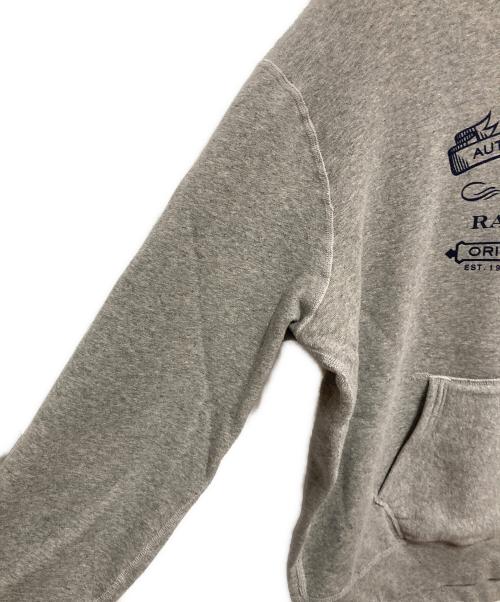POLO RALPH LAUREN（ポロ・ラルフローレン）POLO RALPH LAUREN (ポロ・ラルフローレン) フリースグラフィックフーディー グレー サイズ:XLの古着・服飾アイテム