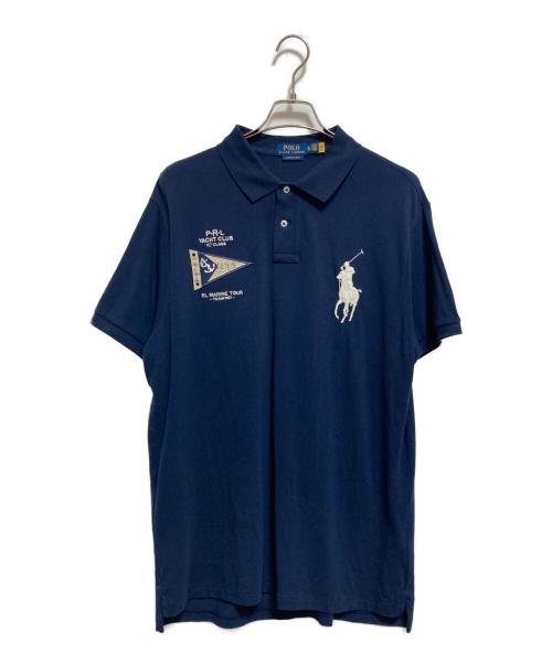 POLO RALPH LAUREN（ポロ・ラルフローレン）POLO RALPH LAUREN (ポロ・ラルフローレン) ポロシャツ ネイビー サイズ:XLの古着・服飾アイテム