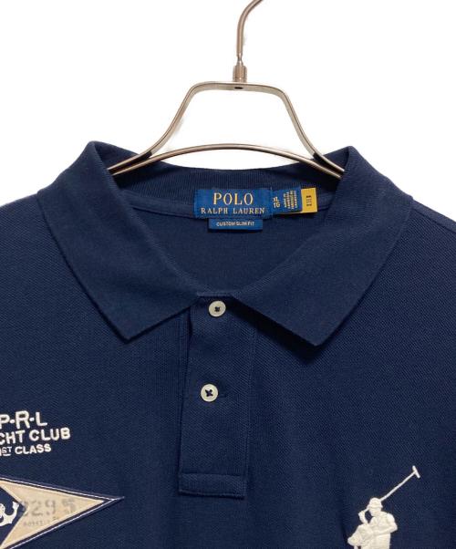 POLO RALPH LAUREN（ポロ・ラルフローレン）POLO RALPH LAUREN (ポロ・ラルフローレン) ポロシャツ ネイビー サイズ:XLの古着・服飾アイテム