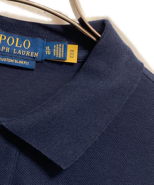 POLO RALPH LAUREN（ポロ・ラルフローレン）POLO RALPH LAUREN (ポロ・ラルフローレン) ポロシャツ ネイビー サイズ:XLの古着・服飾アイテム