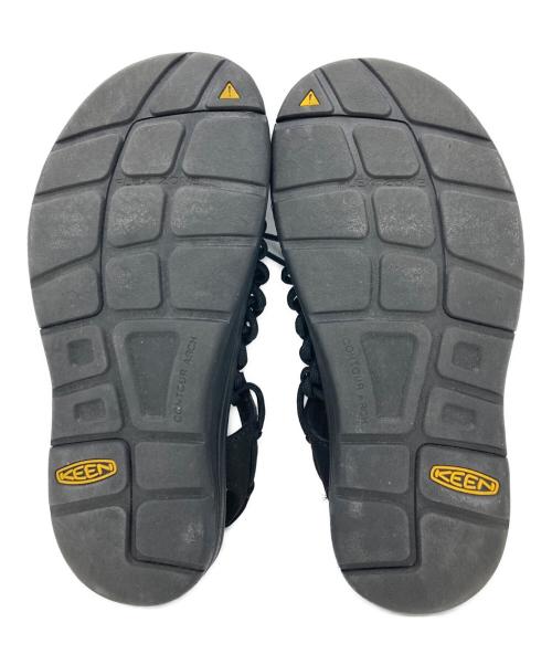 KEEN（キーン）KEEN (キーン) ユニークサンダル ブラック サイズ:23.5cmの古着・服飾アイテム