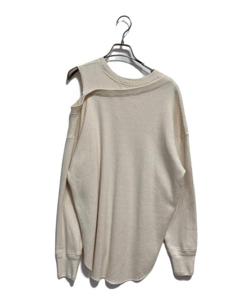 CLANE（クラネ）CLANE (クラネ) アシンメトリーショルダートップス アイボリー サイズ:1の古着・服飾アイテム
