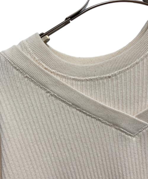 CLANE（クラネ）CLANE (クラネ) アシンメトリーショルダートップス アイボリー サイズ:1の古着・服飾アイテム