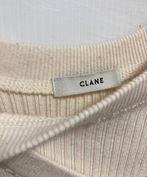 CLANE（クラネ）CLANE (クラネ) アシンメトリーショルダートップス アイボリー サイズ:1の古着・服飾アイテム