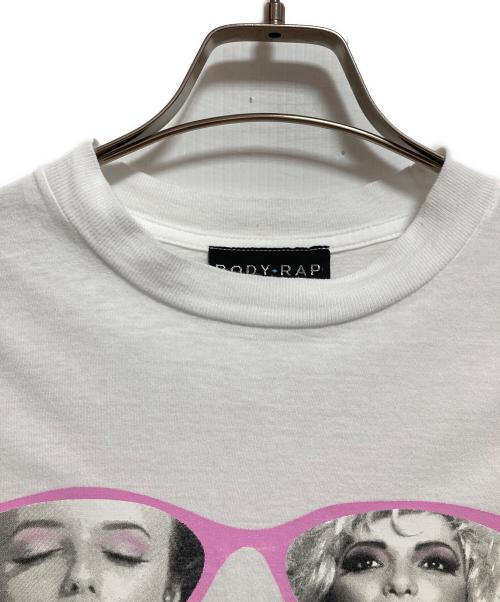 BODY RAP LONDON（ボディー ラップ ロンドン）BODY RAP LONDON (ボディー ラップ ロンドン) プリントTシャツ ホワイト サイズ:不明の古着・服飾アイテム