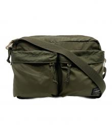 PORTER（ポーター）の古着「SHOULDER BAG(S)」｜オリーブ