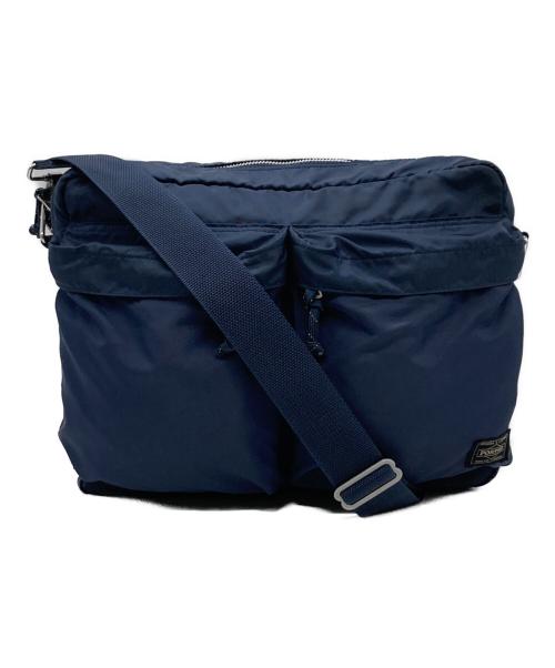 PORTER（ポーター）PORTER (ポーター) FORCE SHOULDER BAG ネイビーの古着・服飾アイテム